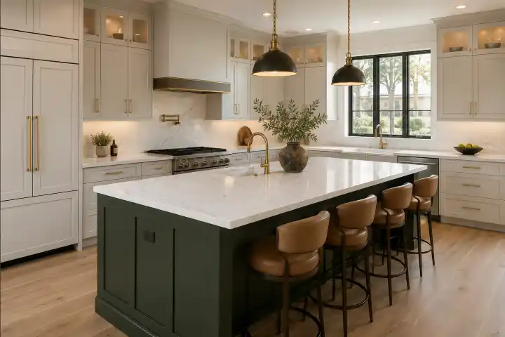 Engineered hardwood flooring living room